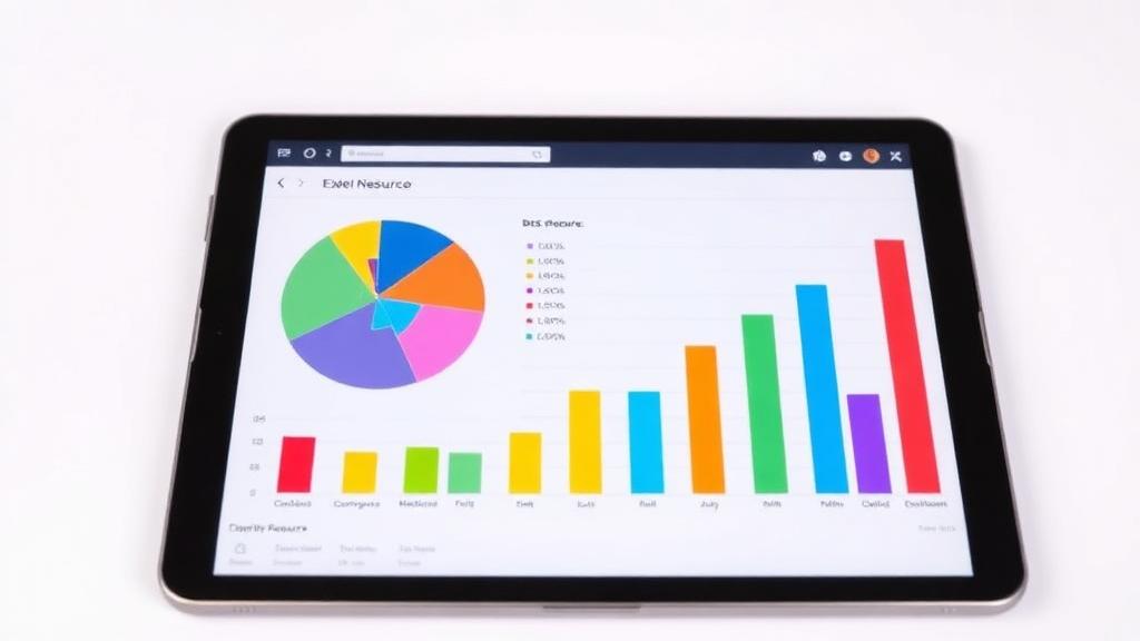 Resource distribution pie chart and bar graph showing website performance budget breakdown